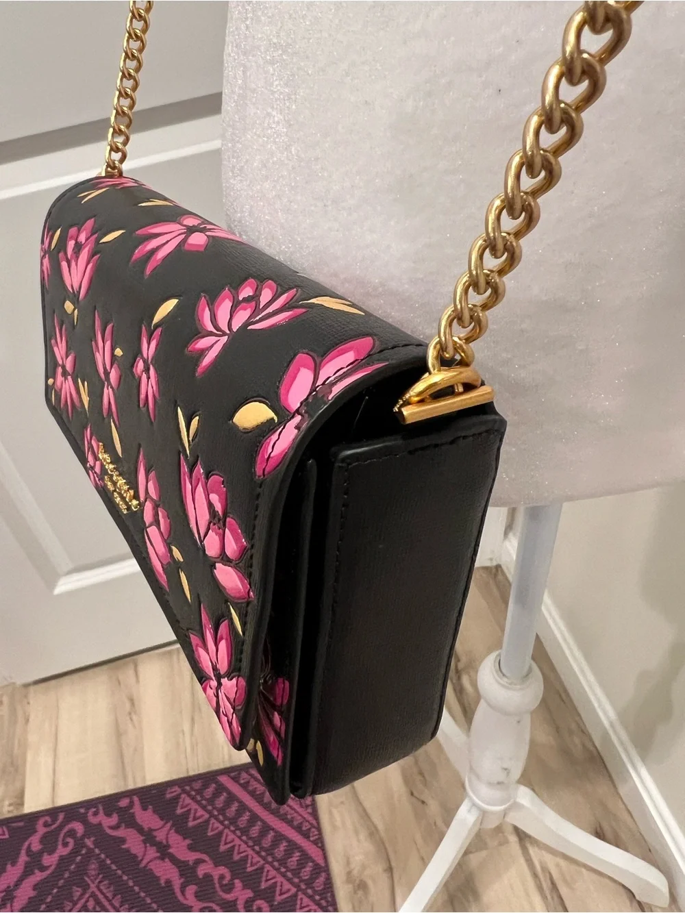 NWT Kate Spade New York Morgan Winter Blooms Embossed Saffiano Bag